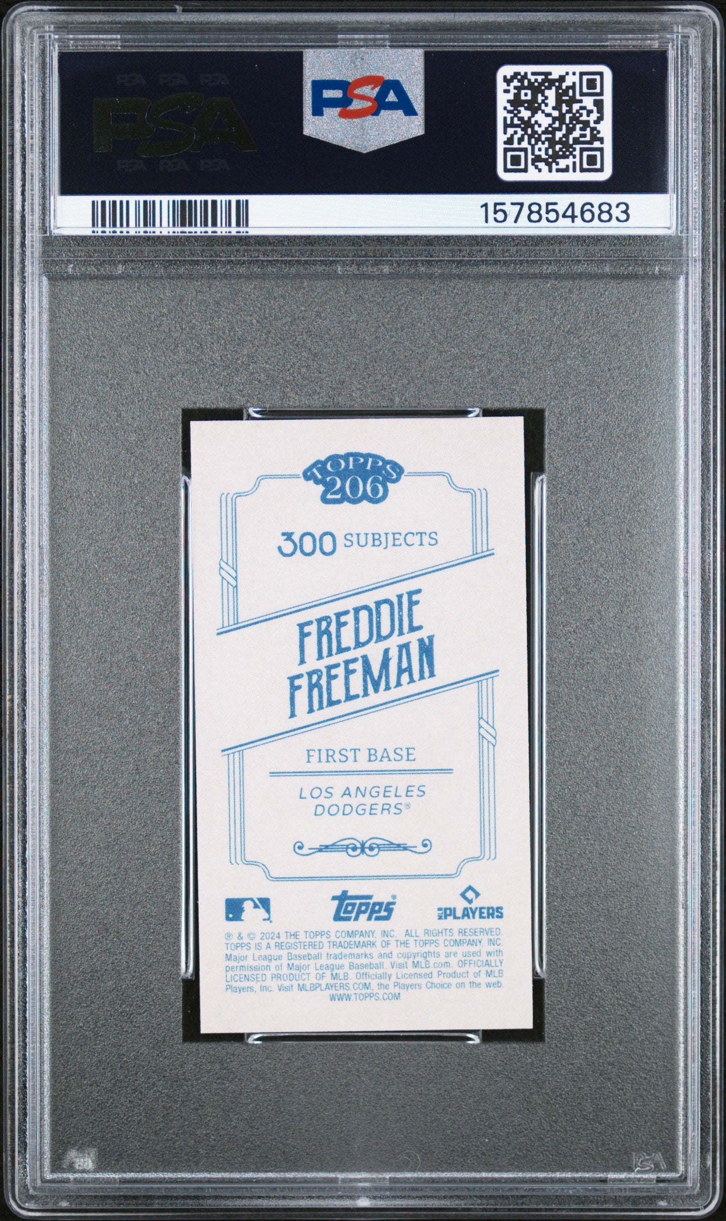 2024 Topps 206 Freddie Freeman PSA 9