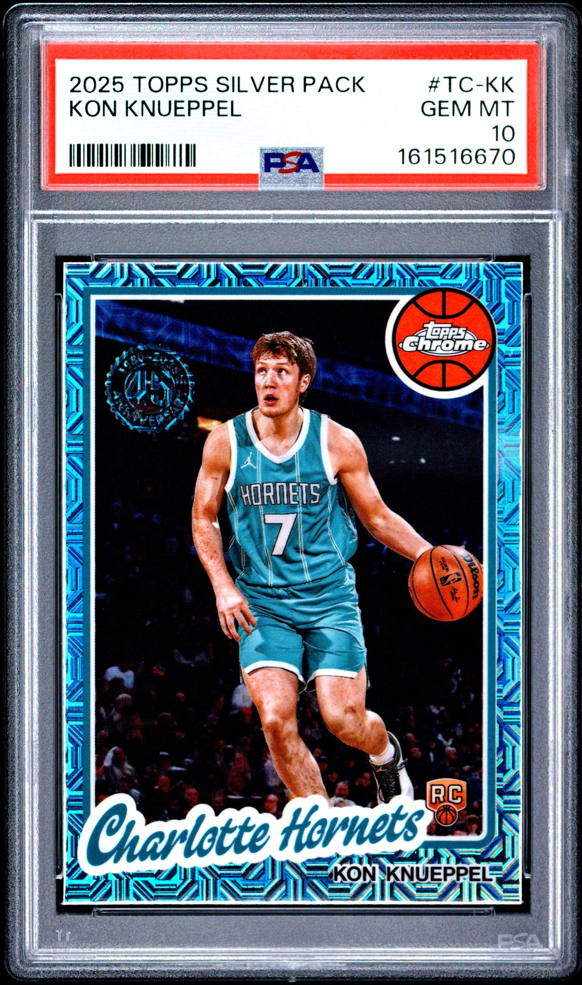 2025 Topps Silver Pack #TC-KK Kon Knueppel PSA 10