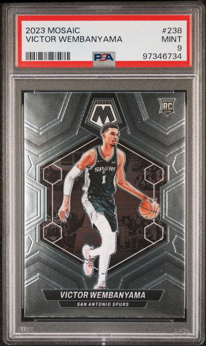 2023 Panini Mosaic #238 Victor Wembanyama PSA 9