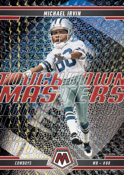 2025 Panini Mosaic Football Hobby Blaster Touchdown Masters Red Michael Irvin