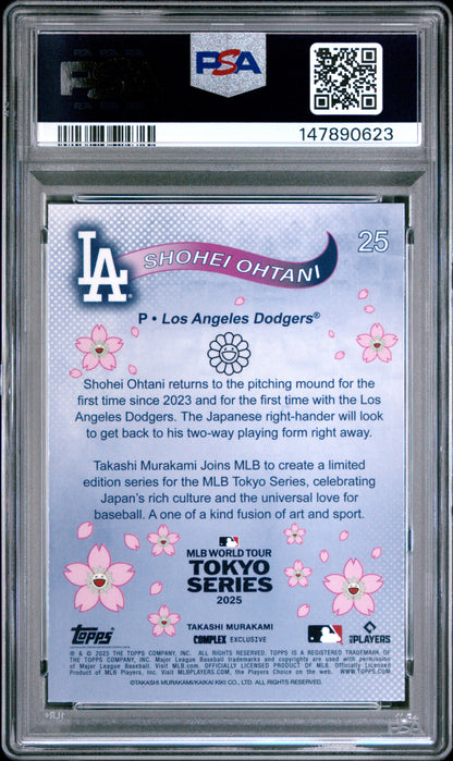 2025 Topps Murakami Tokyo Series #25 Shohei Ohtani PSA 9