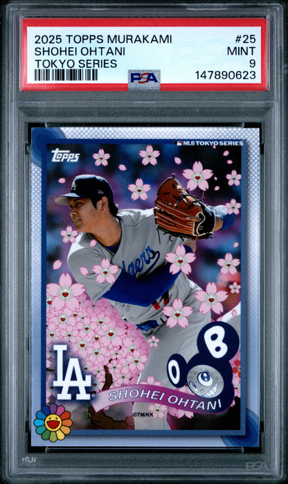 2025 Topps Murakami Tokyo Series #25 Shohei Ohtani PSA 9