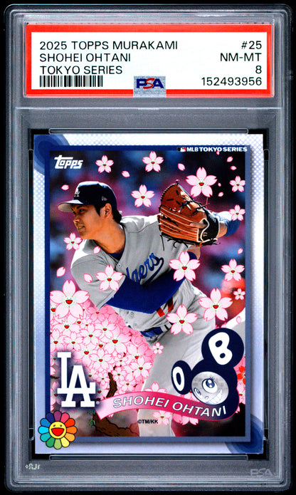 2025 Topps Murakami Tokyo Series #25 Shohei Ohtani PSA 8