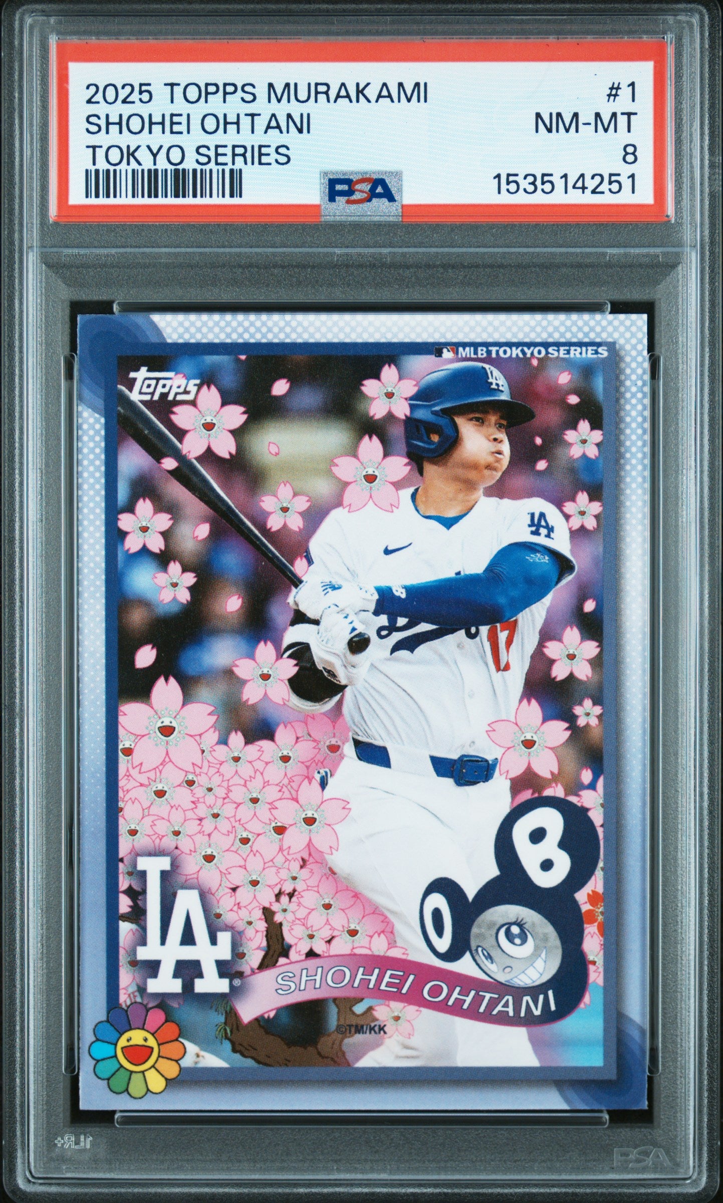 2025 Topps Murakami Tokyo Series #1 Shohei Ohtani PSA 8