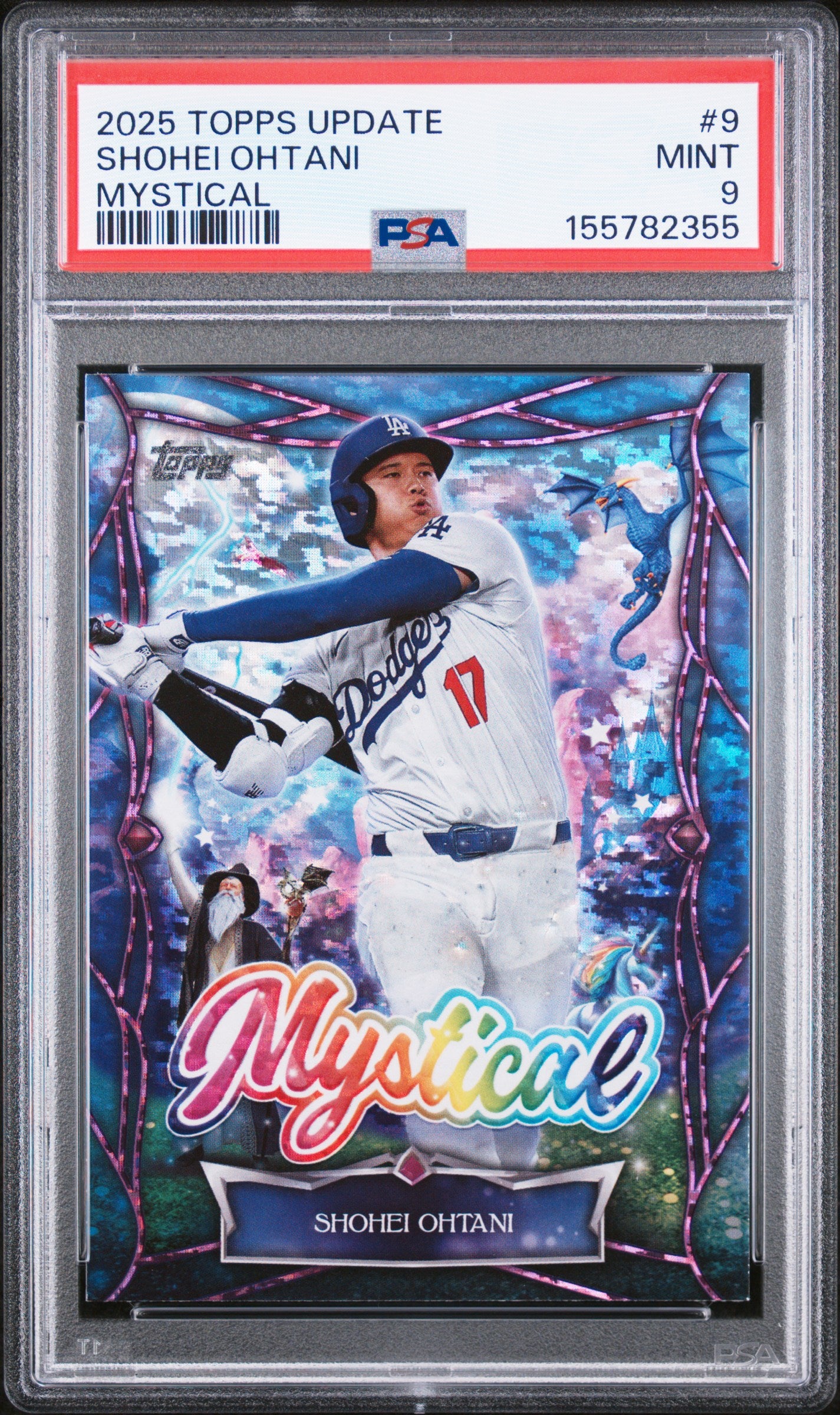 2025 Topps Update Mystical #9 Shohei Ohtani PSA 9