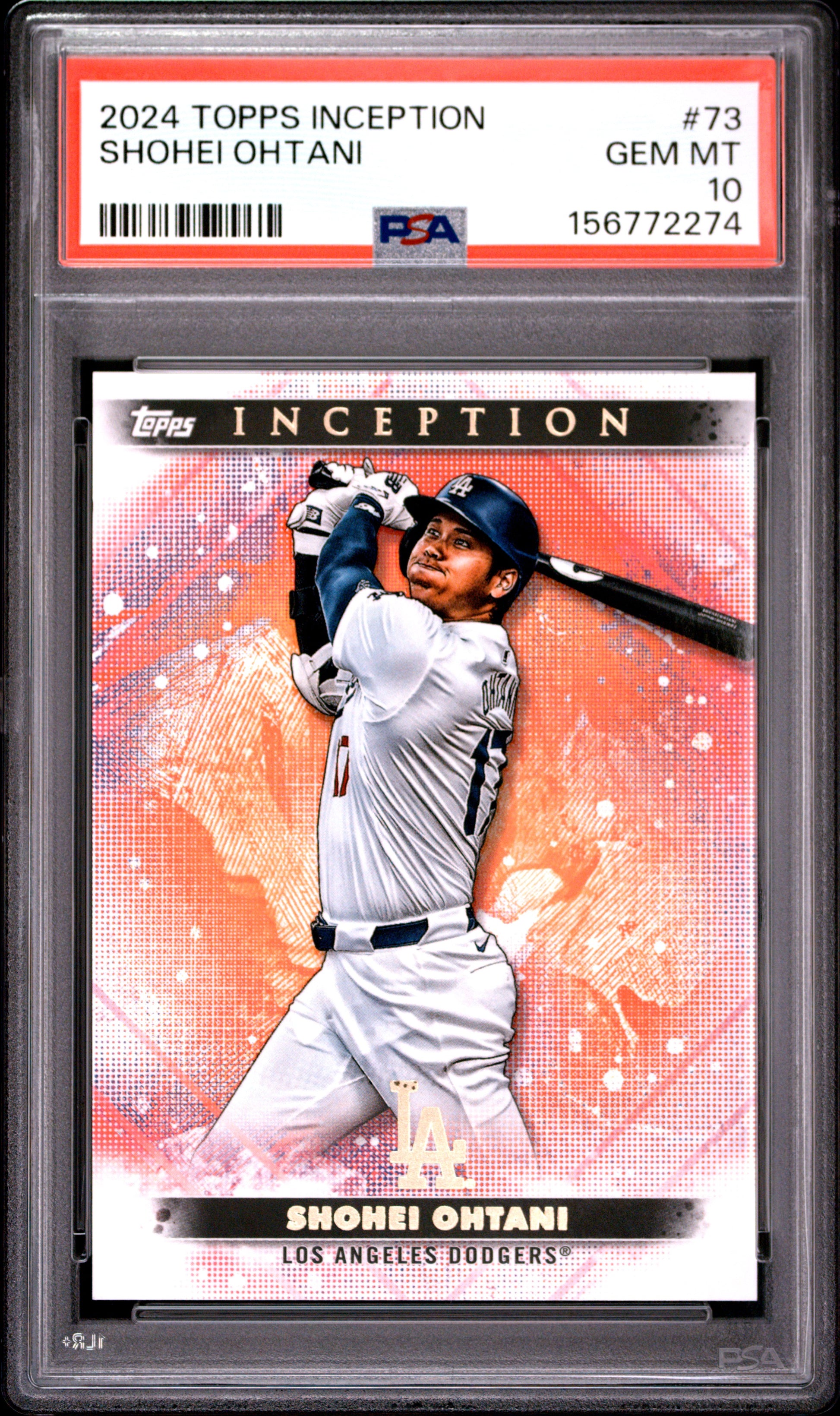 2024 Topps Inception #73 Shohei Ohtani PSA 10