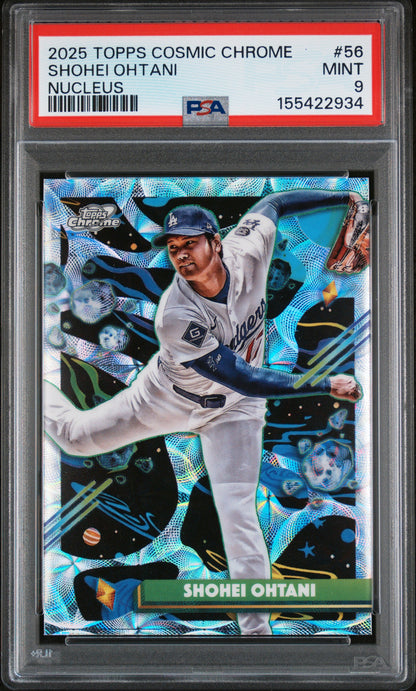 2025 Topps Cosmic Chrome Nucleus #56 Shohei Ohtani PSA 9 (155422934)