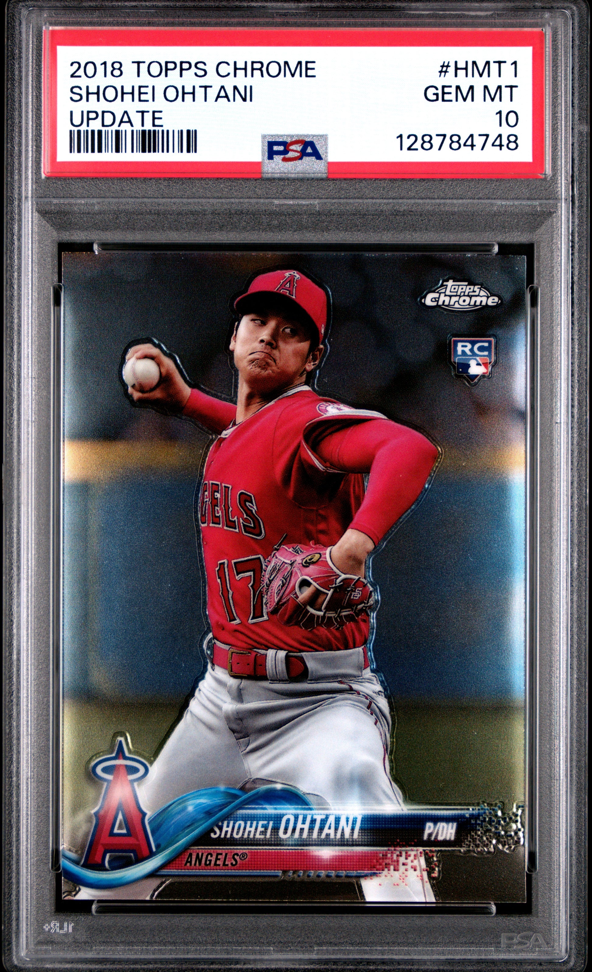 2018 Topps Chrome Update #HMT1 Shohei Ohtani PSA 10