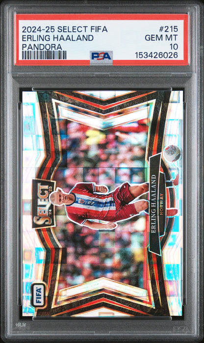 2024-25 Panini Select FIFA Pandora #215 Erlilng Haaland PSA 10