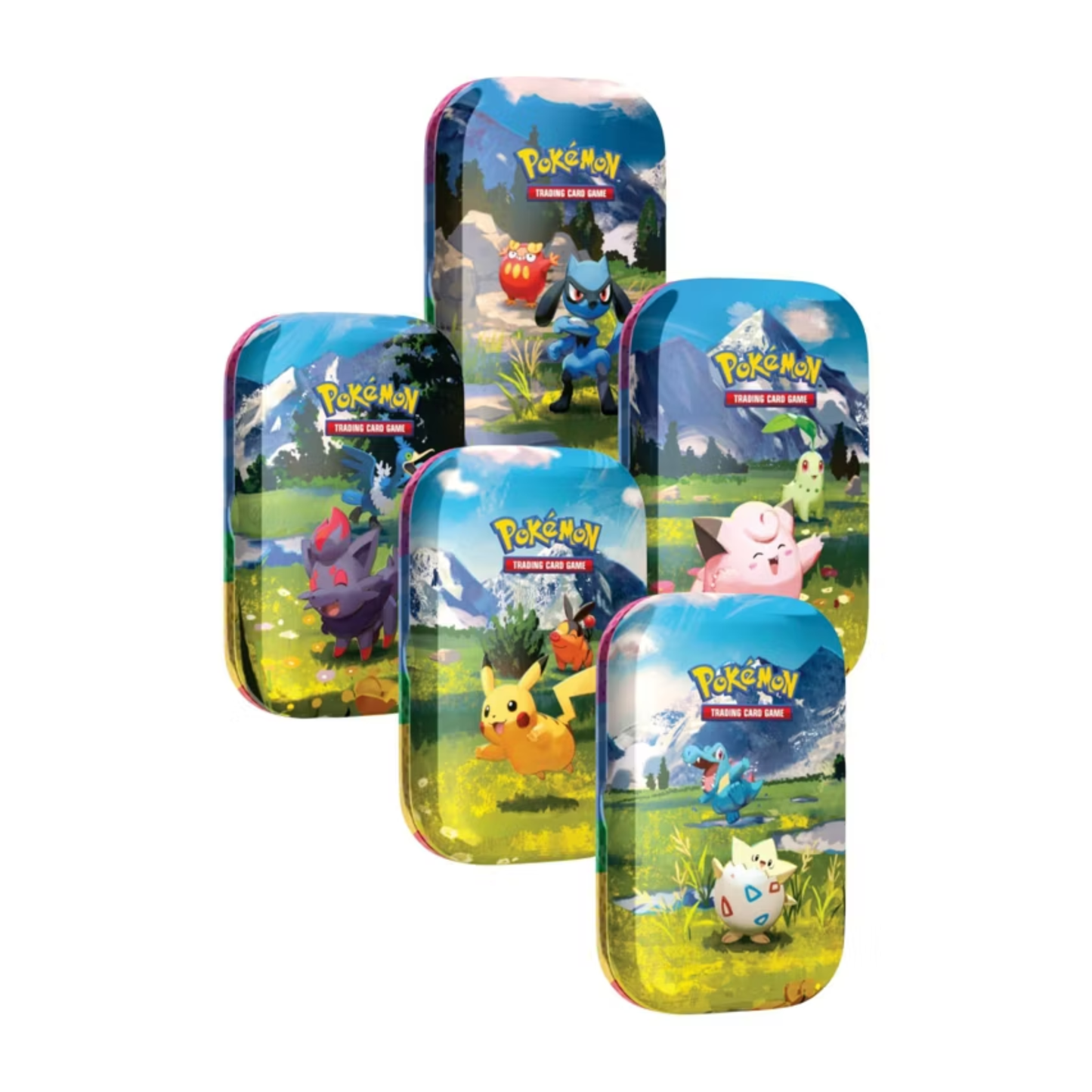 Pokémon Mega Evolution Ascended Heroes Mini Tins - All Five Designs