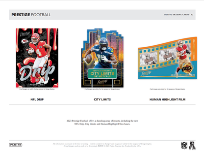 2023 Panini Prestige Football H2 Box