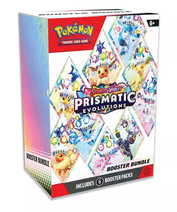 Pokemon Scarlet & Violet 8.5 Prismatic Evolutions Booster Bundle