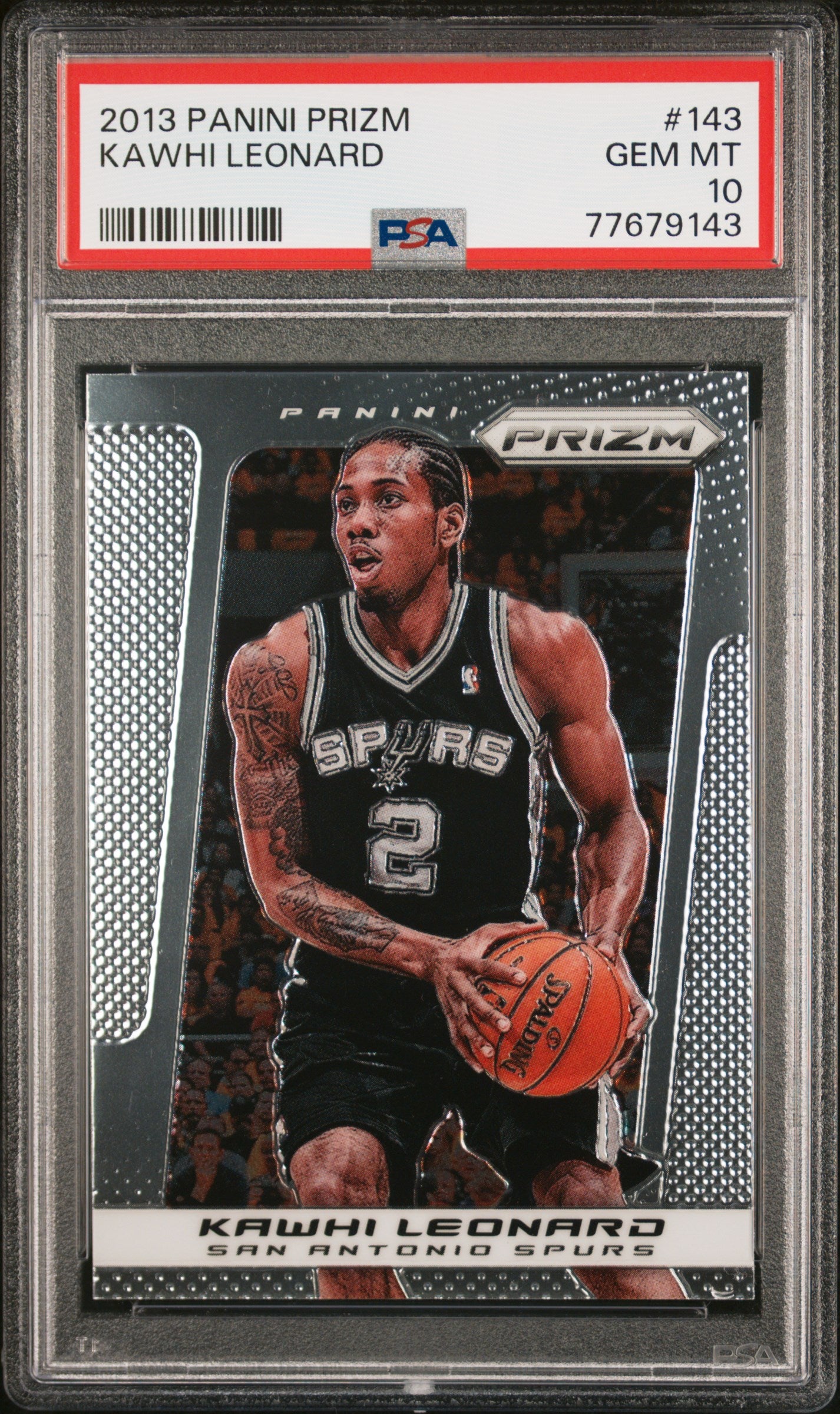 2013 Panini Prizm #143 Kawhi Leonard PSA 10