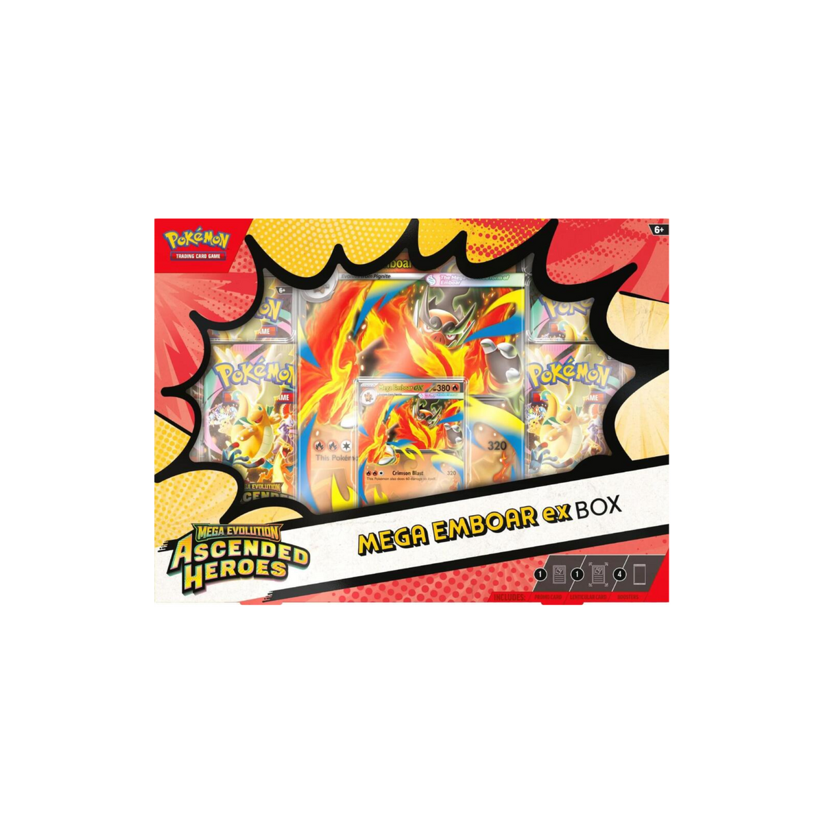 Pokémon Mega Evolution 2.5 Ascended Heroes Mega Emboar Ex Box