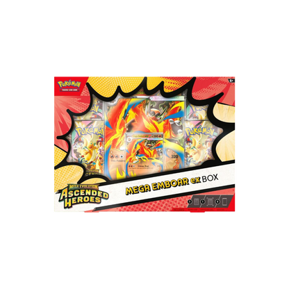 Pokémon Mega Evolution 2.5 Ascended Heroes Mega Emboar Ex Box