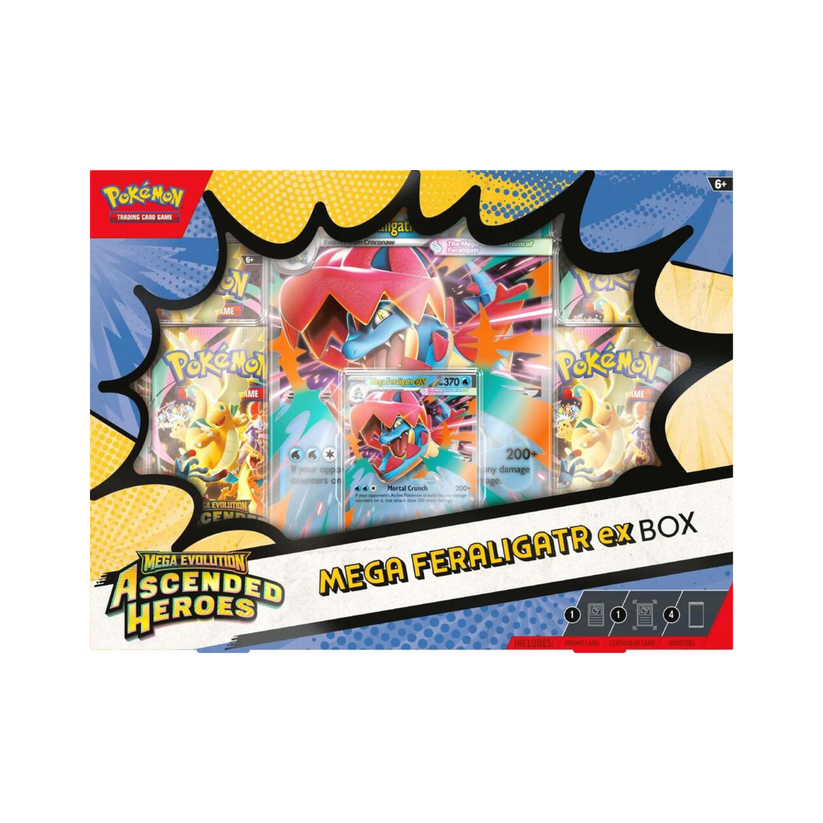 Pokémon Mega Evolution 2.5 Ascended Heroes Mega Feraligatr Ex Box