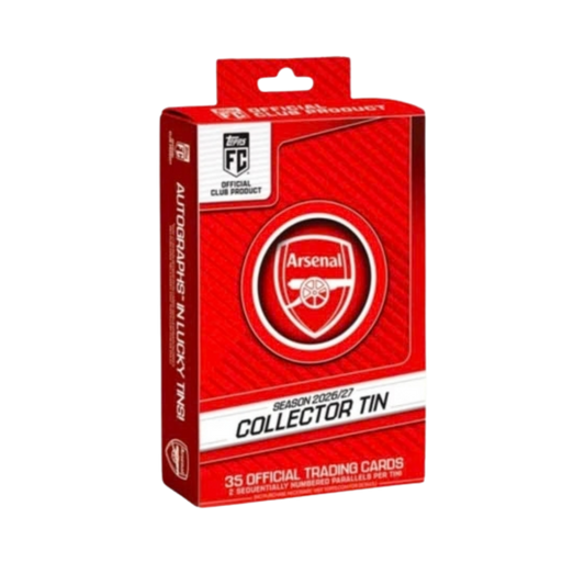 2026-27 Topps Arsenal Soccer Collector Tin