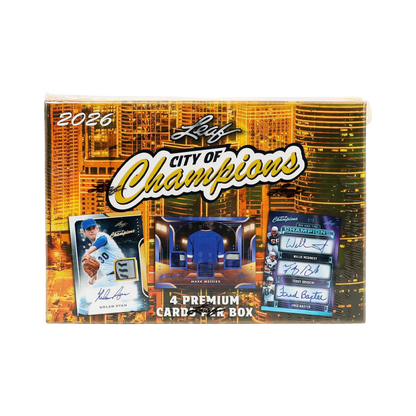 2026 Leaf City of Champions Hobby Box
