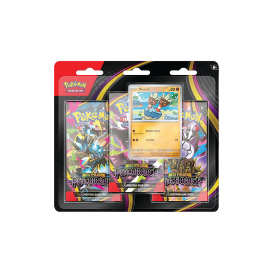 Pokémon Mega Evolution 5 Pitch Black 3-Pack Blister