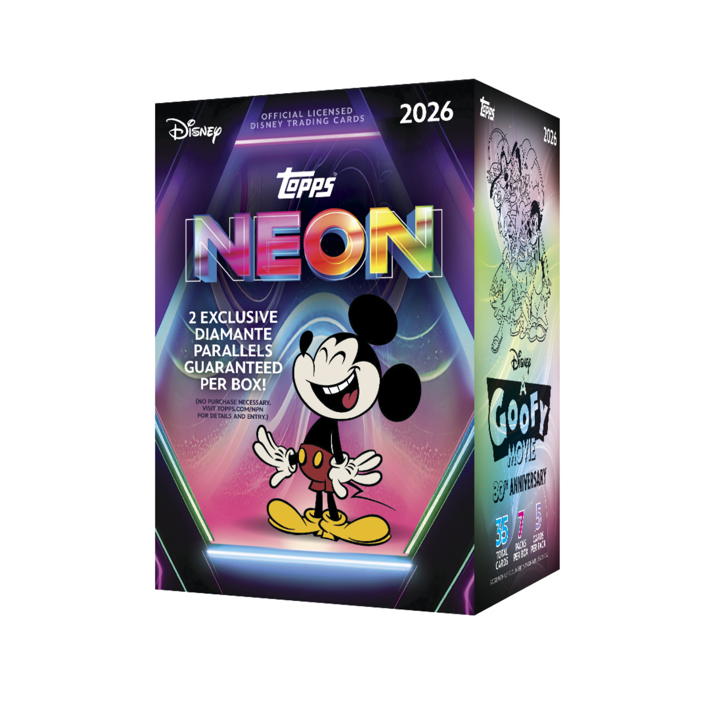 2026 Topps Disney Neon Value Box