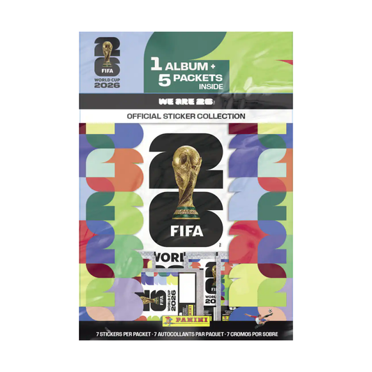Panini FIFA World Cup 2026 Official Sticker Collection Starter Kit - 1 Album + 5 Sticker Packets