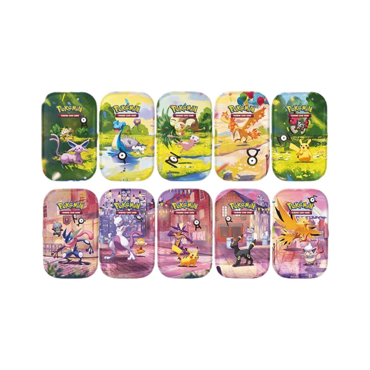 Pokemon 30th Celebration Mini Tins - all 10 versions