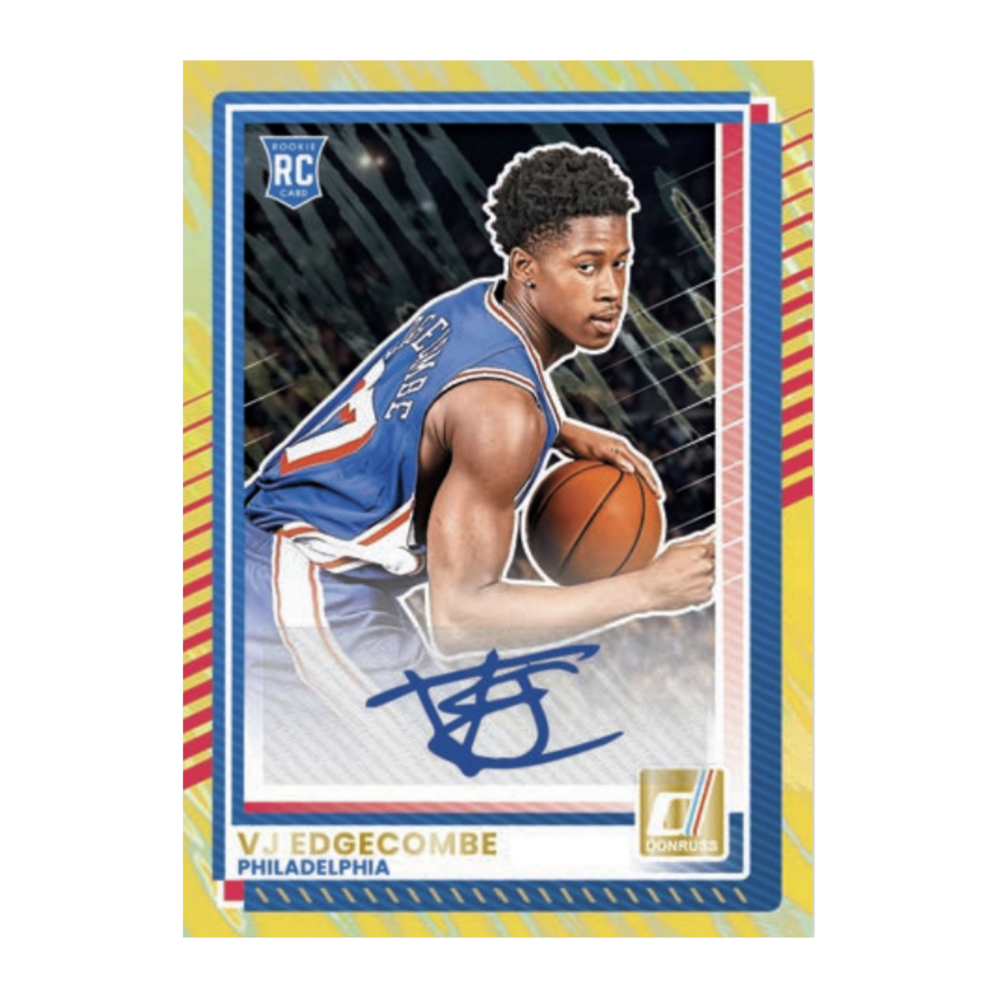 2025-26 Panini Donruss Basketball Base Autographs VJ Edgecombe