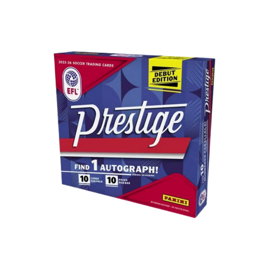 2025-26 Panini Prestige English Football League Soccer Hobby Preferred Box