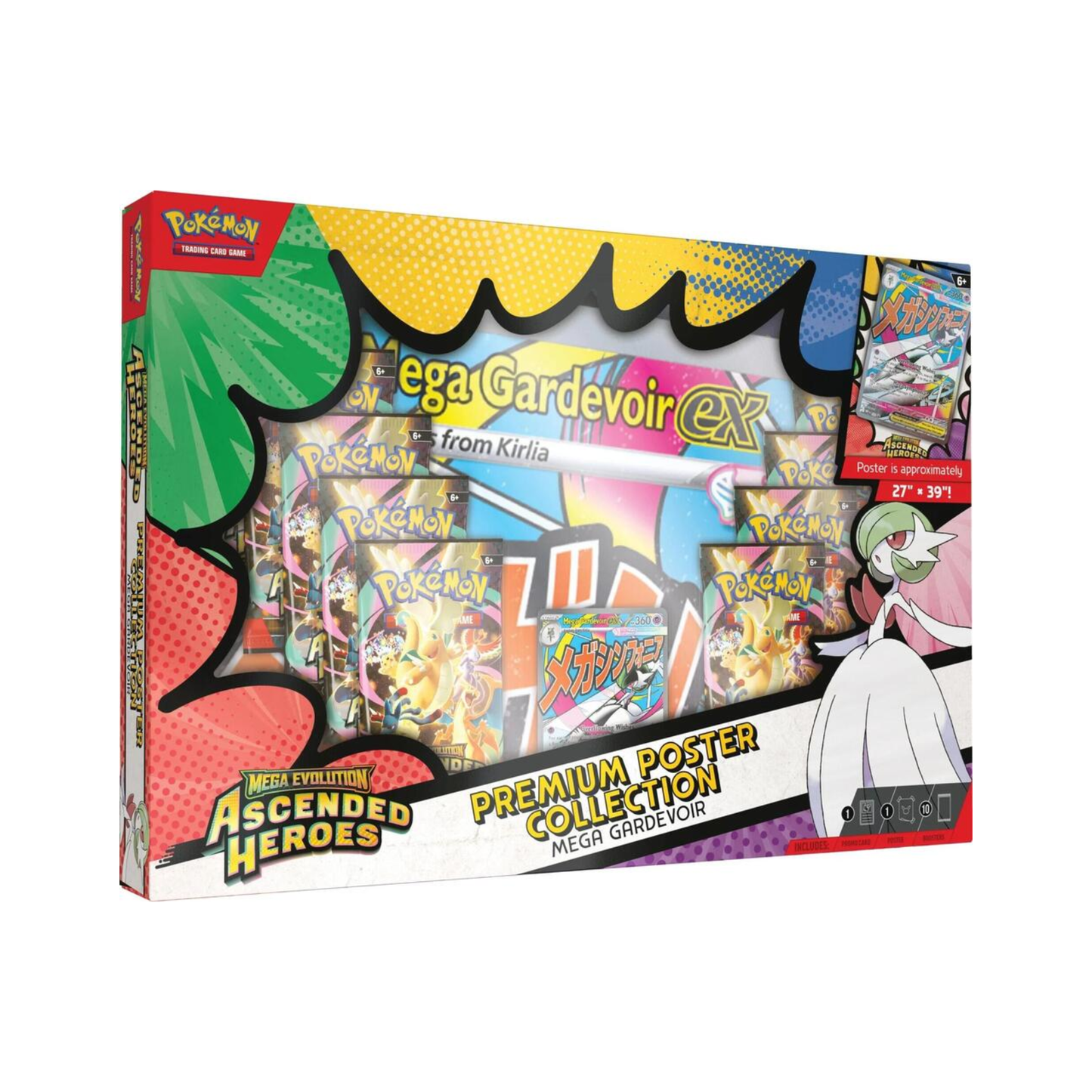 Pokémon Mega Evolution Ascended Heroes Premium Poster Collection - Gardevoir ex