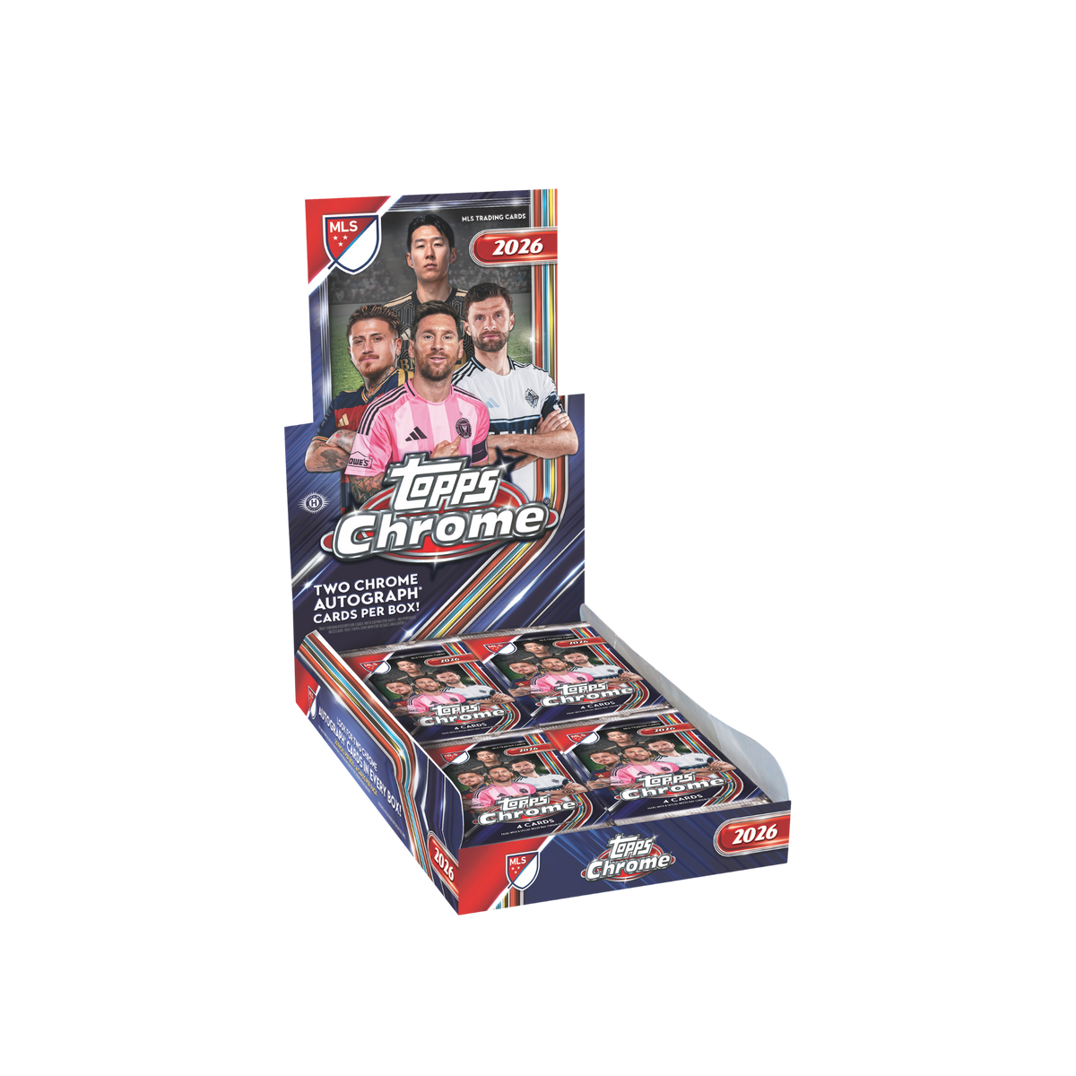 2026 Topps Chrome Major League Soccer Hobby Box