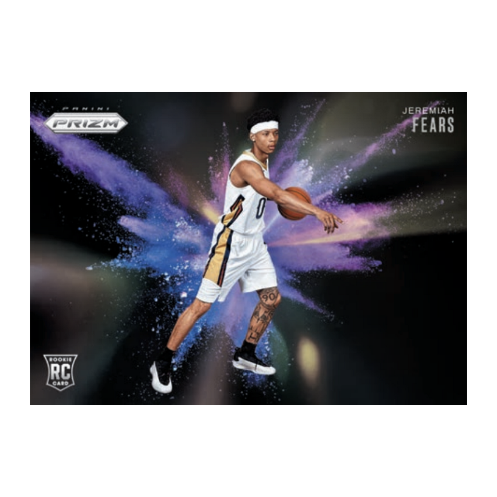 2025-26 Panini Prizm Basketball Black Color Blast Jeremiah Fears
