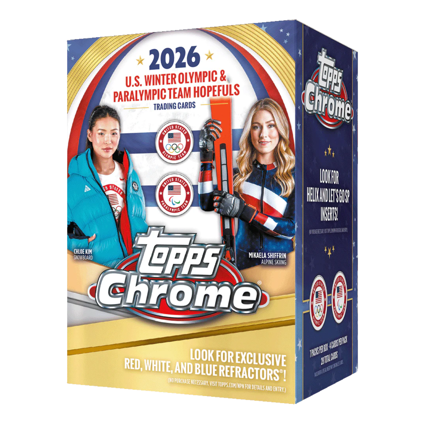 2026 Topps Chrome US Olympic & Paralympic Hopefuls Value Box