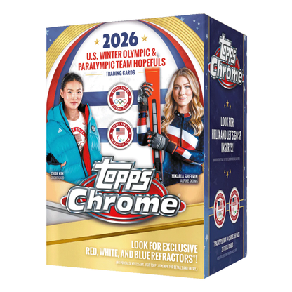 2026 Topps Chrome US Olympic & Paralympic Hopefuls Value Box