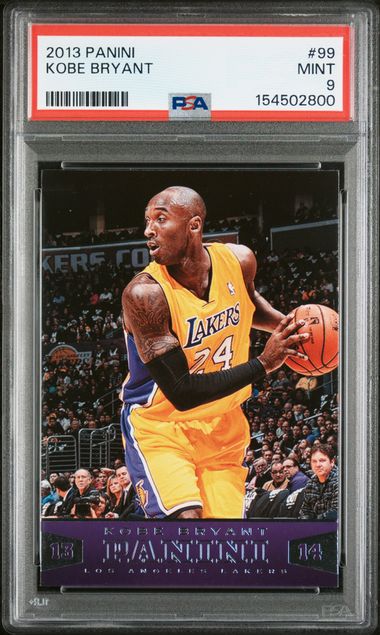2013 Panini #99 Kobe Bryant PSA 9 - Front