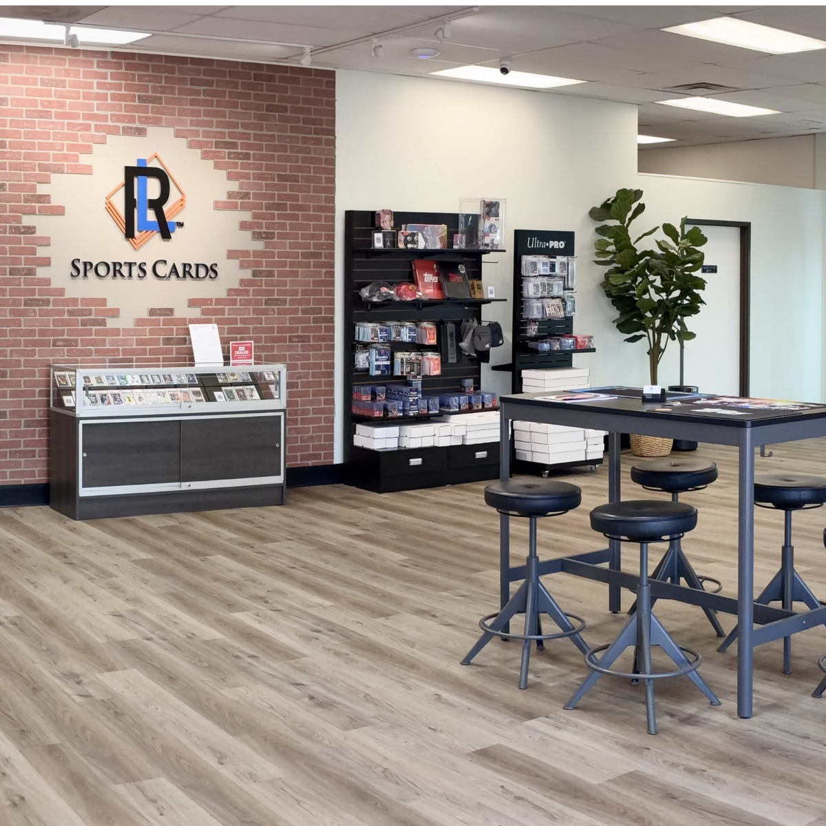RL Sports Cards interior located in Fullerton, CA
