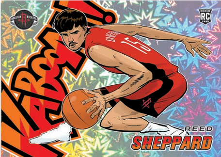 2024-25 Panini Revolution Basketball Horizontal KaBoom! Reed Sheppard