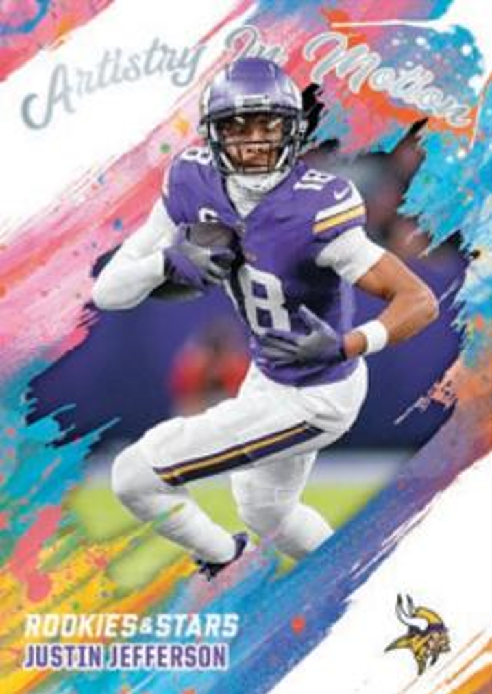 2025 Panini Rookies & Stars Football Artistry In Motion Justin Jefferson