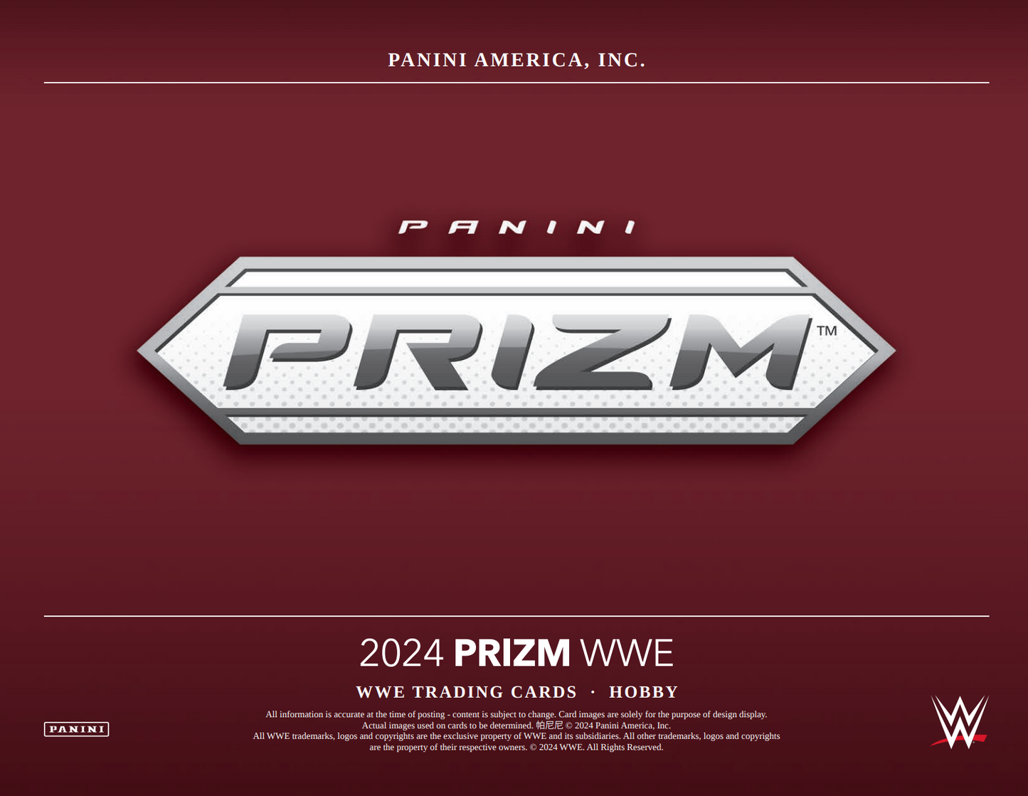 2024 Panini Prizm WWE Hobby Box