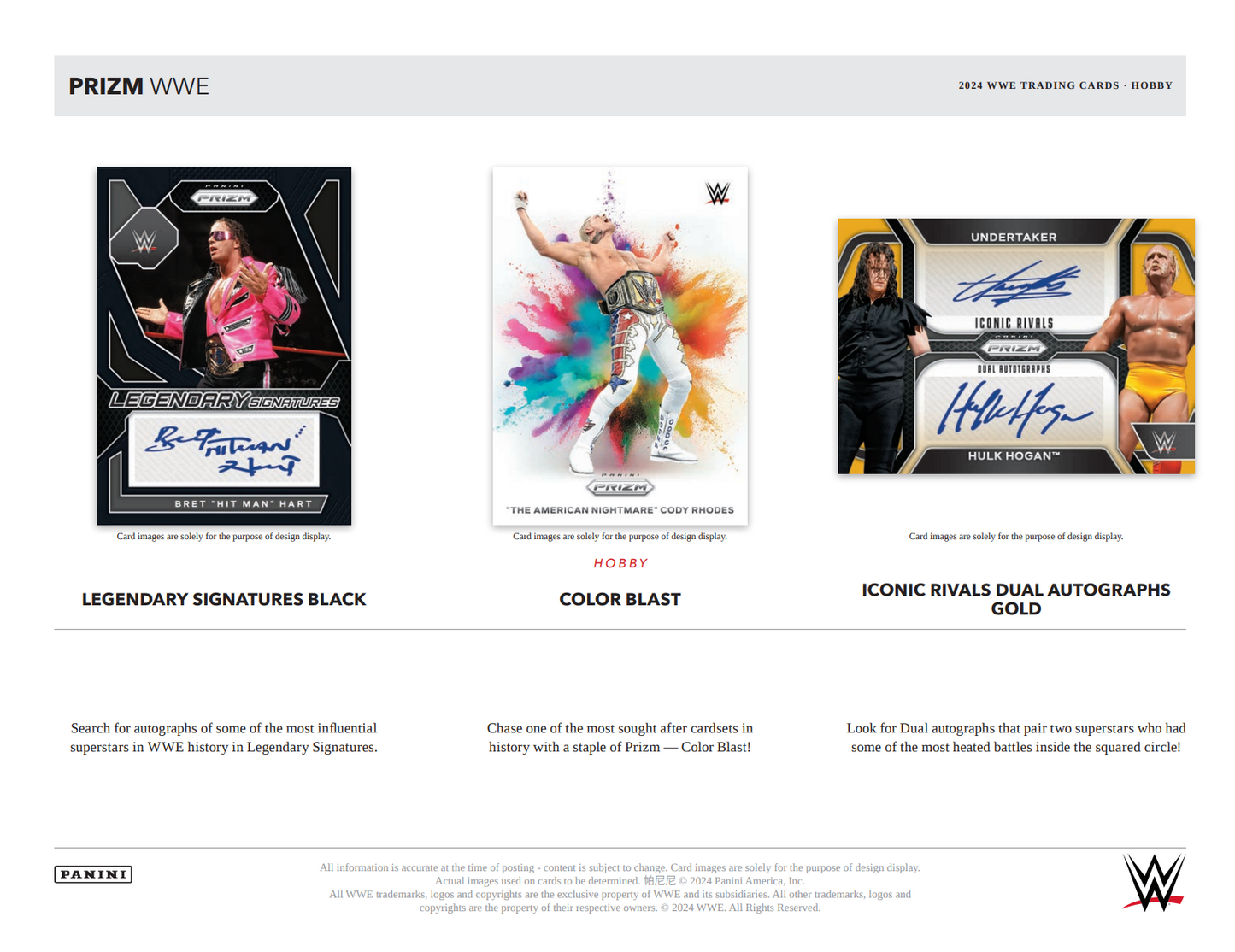 2024 Panini Prizm WWE Hobby Box