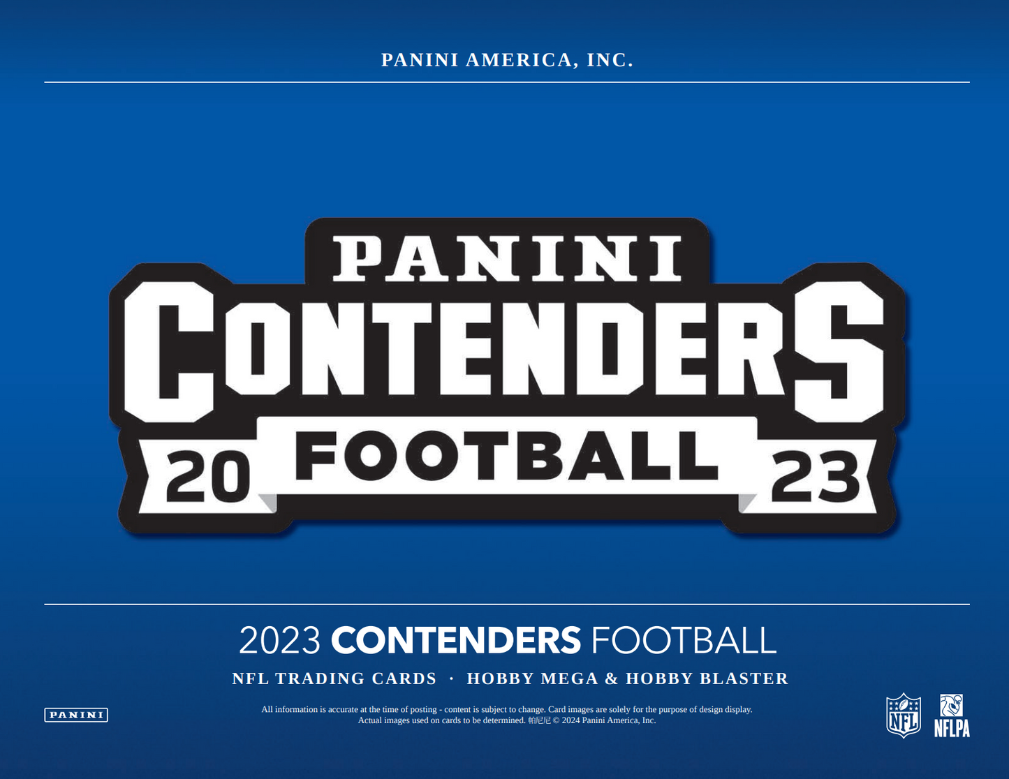 2023 Panini Contenders Football Hobby Mega Box