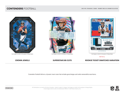 2023 Panini Contenders Football Hobby Mega Box