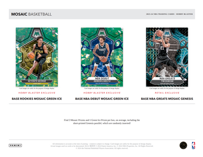 2023-24 Panini Mosaic Basketball Hobby Blaster Box