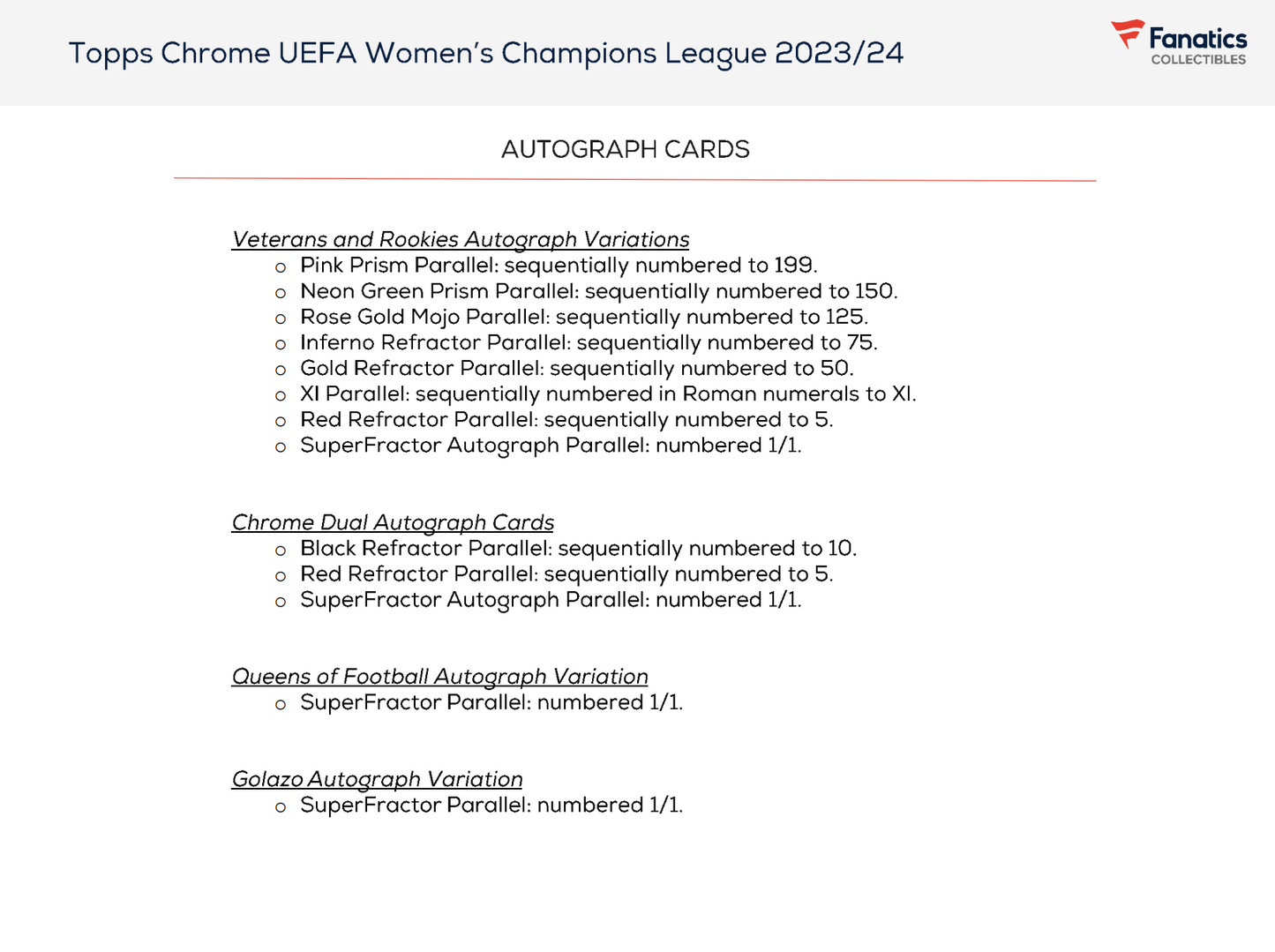 2023-24 Topps Chrome UEFA Women's Champions League Value Box