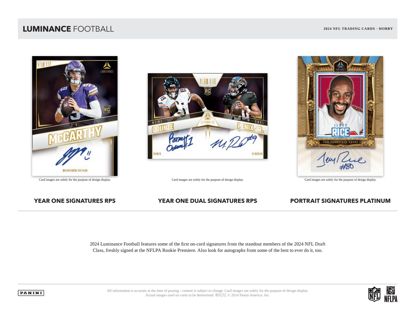 2024 Panini Luminance Football Hobby Box