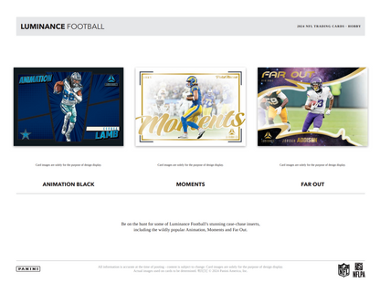 2024 Panini Luminance Football Hobby Box