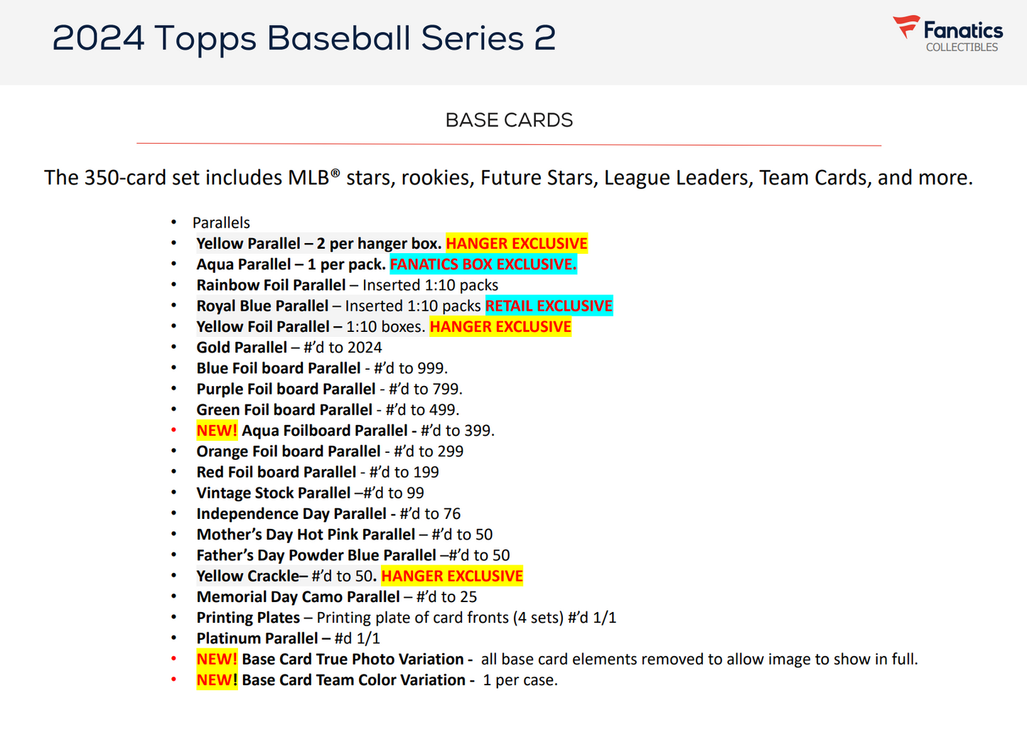 2024 Topps Series 2 Baseball Monster Box