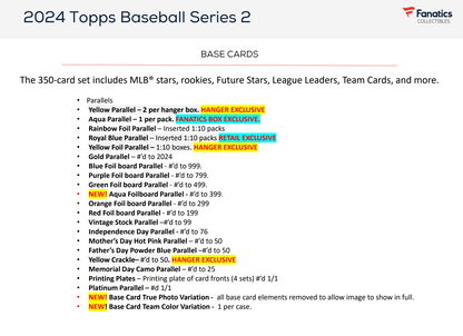 2024 Topps Series 2 Baseball Monster Box