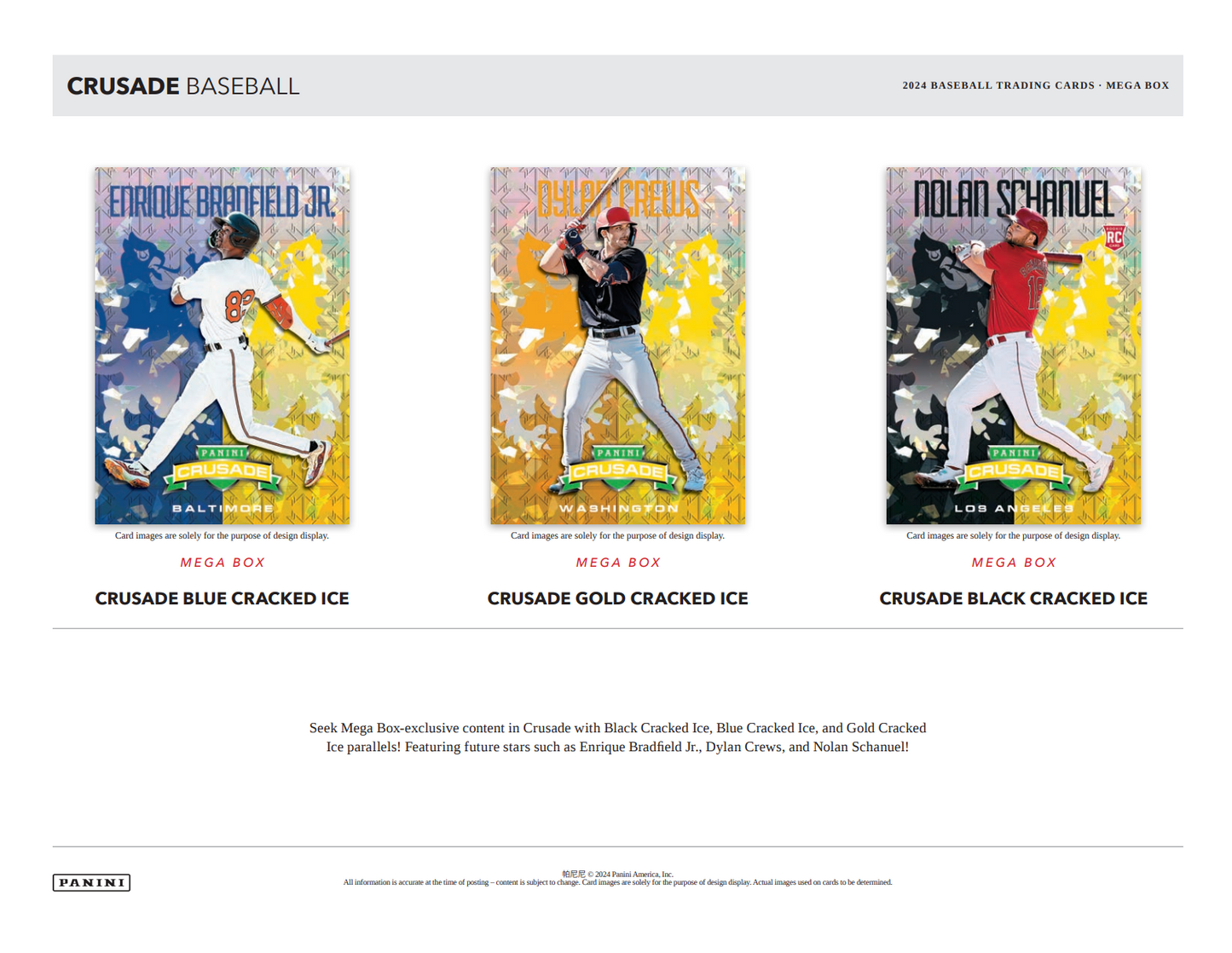 2024 Panini Crusade Baseball Mega Box