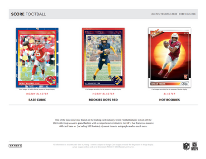 2024 Panini Score Football Hobby Blaster Box