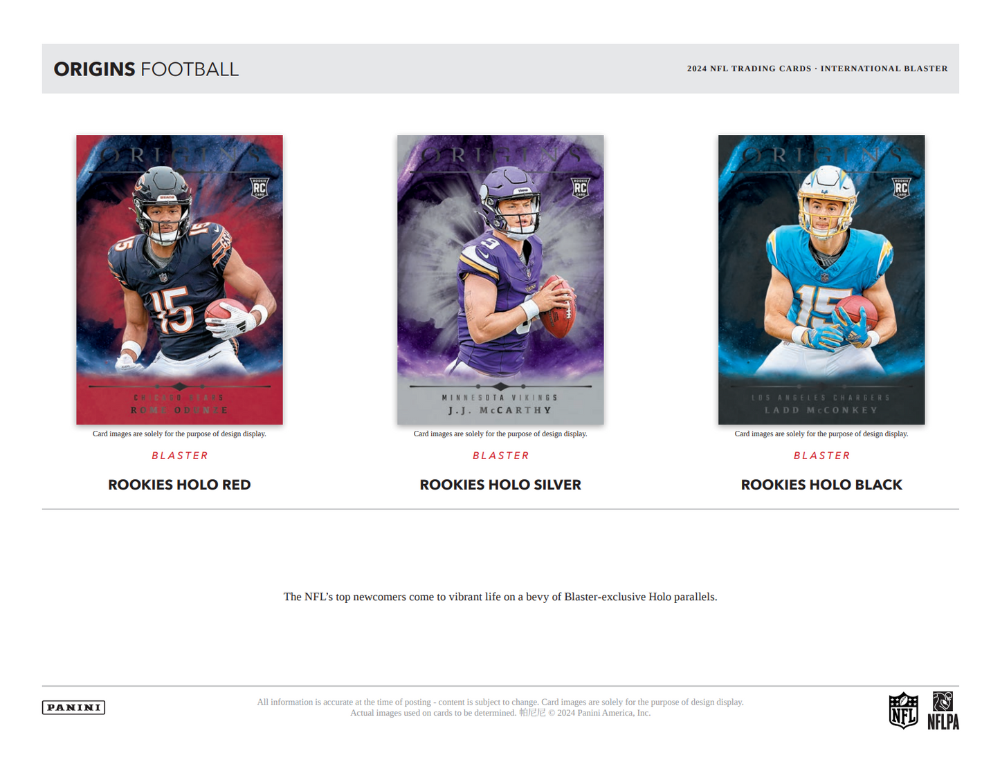 2024 Panini Origins Football International Blaster Box